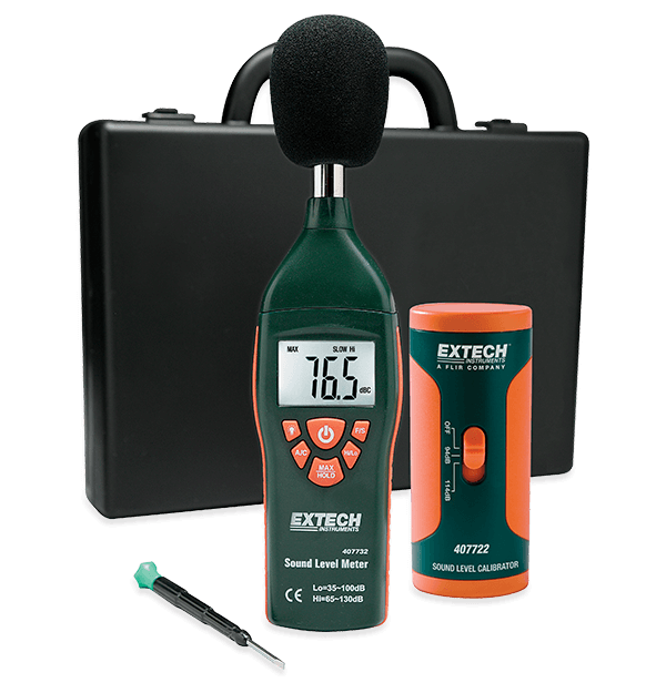 Extech 407732-KIT Sound Level Meter Kit Type 2