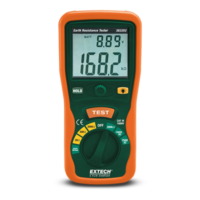 Extech 382252 Earth Ground Resistance Tester Kit